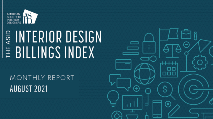 ASID Interior Design Billings Index (IDBI) August 2021